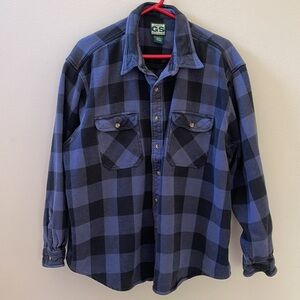 Gander Mountain Long Sleeve Flannel Shirt Jacket Sz 3XL